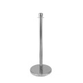 Chrome Stainless Steel Barrier, Stanchion Hotel Barriers Queue Manager/